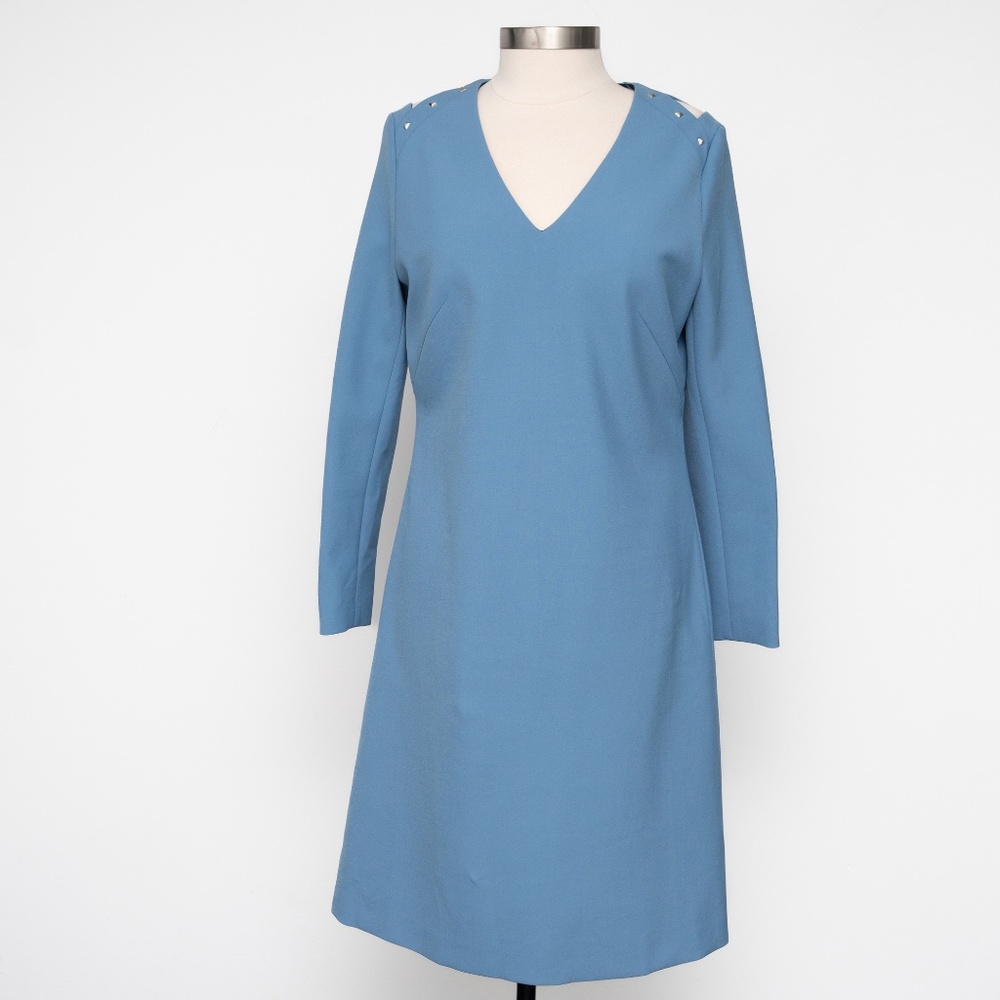 BOSS - Stud Shoulder Shift Dress - Picture 2 of 13